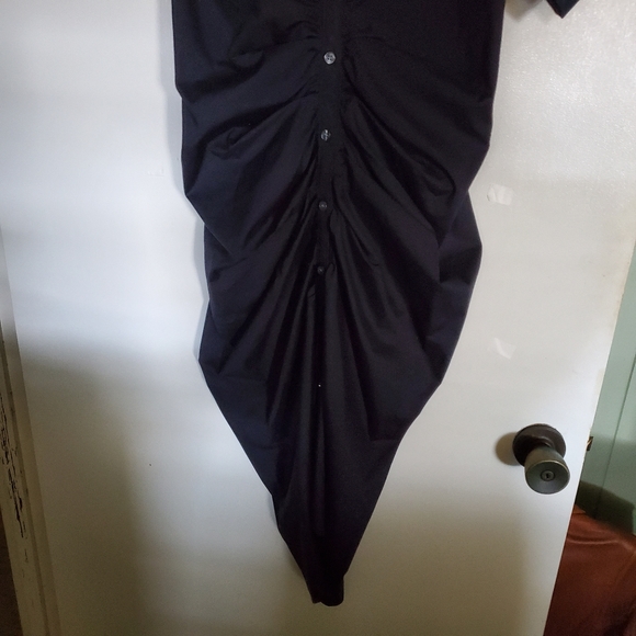 Sexy Veronica Beard Black Paperbag Dress - Picture 6 of 10